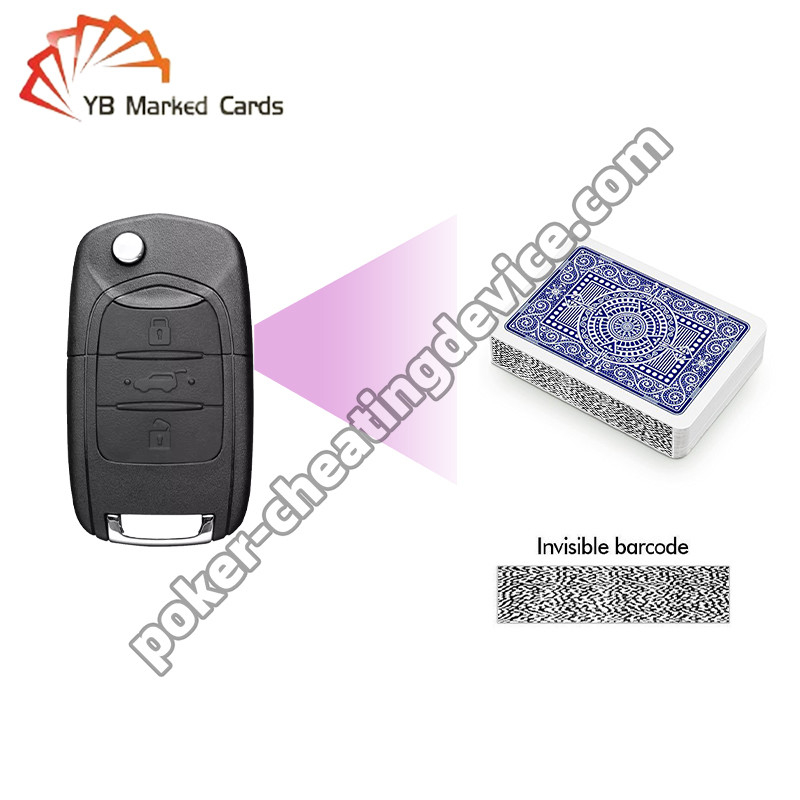 বারকোড কার্ড প্রতারণার জন্য গোপন গাড়ির কী পোকার স্ক্যানার