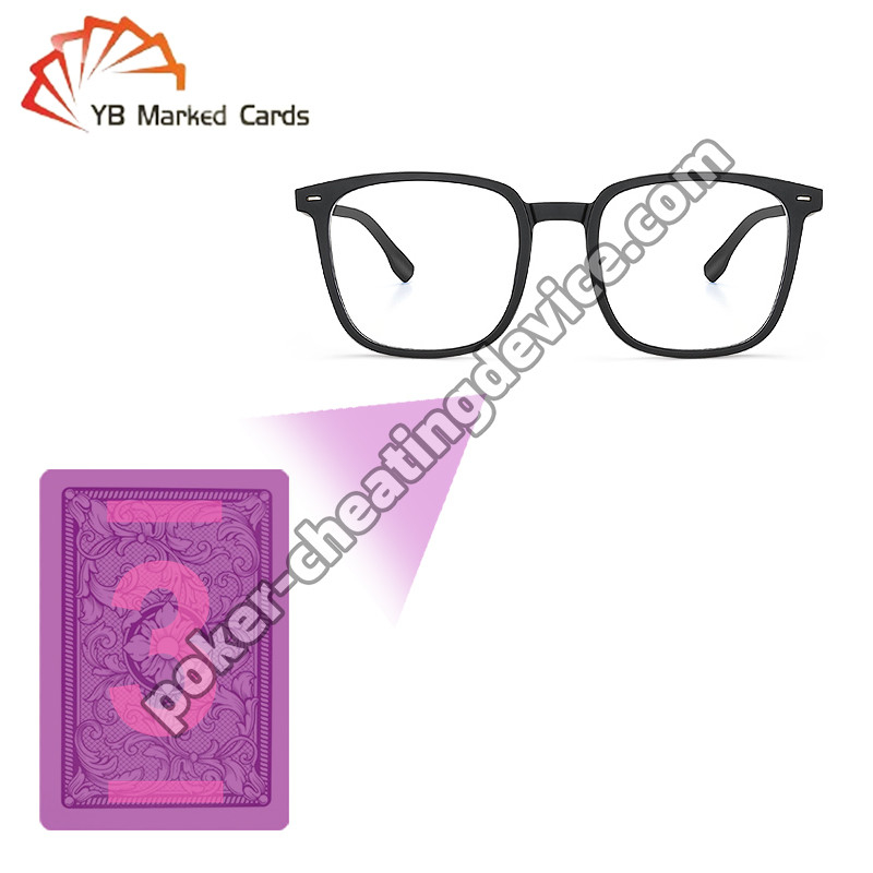 প্লাস্টিক ইনফ্রারেড চিহ্নিত কার্ড সানগ্লাস চূড়ান্ত পোকার সুবিধা