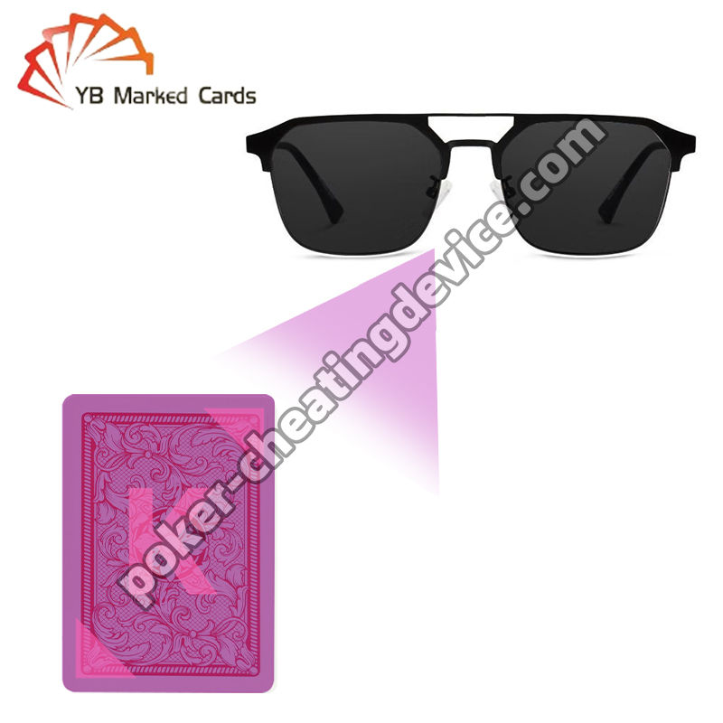 ইনফ্রারেড চিহ্নিত কার্ডের জন্য তাৎক্ষণিক সনাক্তকরণ, সনাক্ত করা যায় না এমন ডিজাইনের পোকার চিট গ্লাস