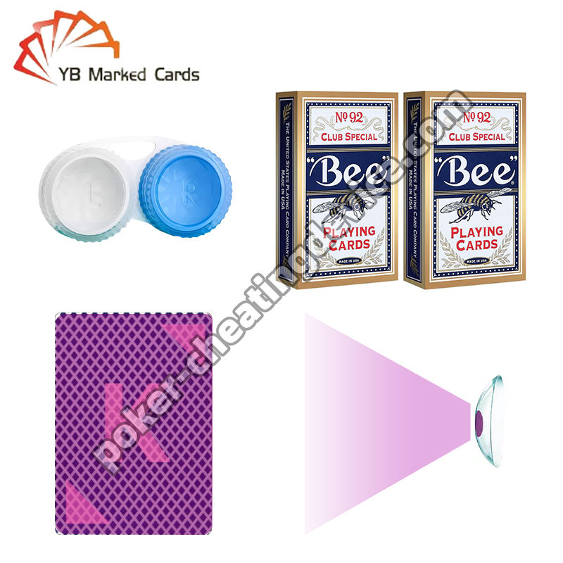 পোকার খেলার জন্য ১ বছর মেয়াদী ইনফ্রারেড-সক্ষম এক্স-রে কন্টাক্ট লেন্স