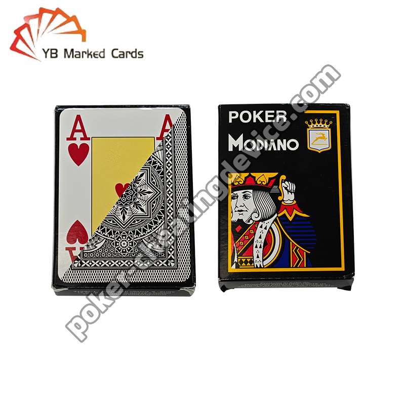 Modiano Poker Cheat Marked Deck – Invisible Infrared Marked Cards for Poker