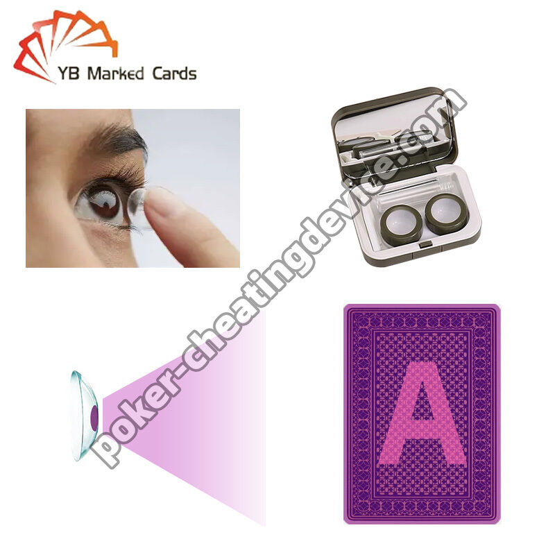 ইনভিশিবল ইঙ্ক প্লেিং কার্ডের জন্য আইআর যোগাযোগ লেন্স ¢ কৌশলগত পোকার সুবিধা