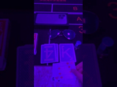 6 মিমি সুনির্দিষ্ট ইউভি অদৃশ্য কালি যোগাযোগ লেন্স চিহ্নিত কার্ড 4 মিমি