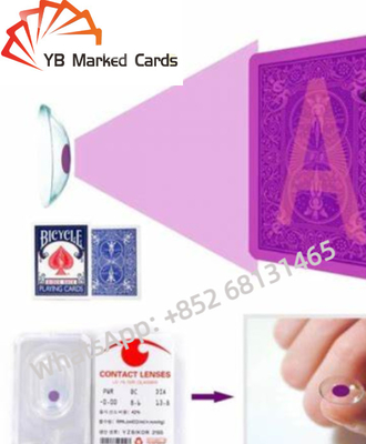 6mm যথার্থ UV অদৃশ্য কালি কন্টাক্ট লেন্স চিহ্নিত কার্ড 4mm