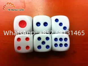 লাল বুধ পাশা প্রতারণা ডিভাইস প্লাস্টিক জুয়া গেম পাশা
