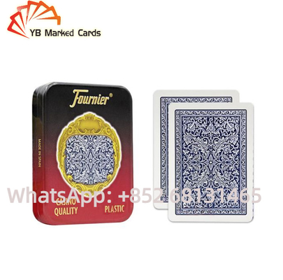 প্রতারণা Fournier প্লাস্টিক অদৃশ্য প্লেয়িং কার্ড বারকোড জুজু প্রতারণা সরঞ্জাম