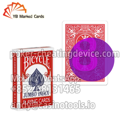 সাইকেল জাম্বো ইনডেক্স ইনফ্রারেড মার্ক করা প্লেয়িং কার্ড চিহ্নিত কার্ড প্রতারণার ডিভাইসের জন্য