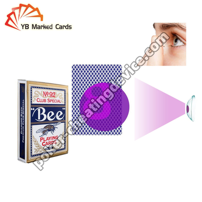 পোকার গ্লাসের জন্য বি হালকা চিহ্নিত কার্ড