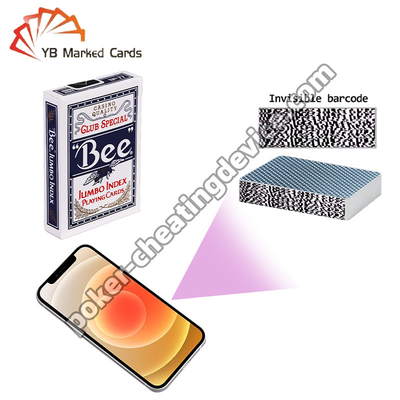 বি ক্লাব স্পেশাল মার্কিং বারকোড কার্ড জন্য পোকার কার্ড বিশ্লেষক