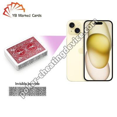 সঠিক গেম ফলাফলের জন্য CVK 600 আইফোন 15 বারকোড পোকার কার্ড বিশ্লেষক