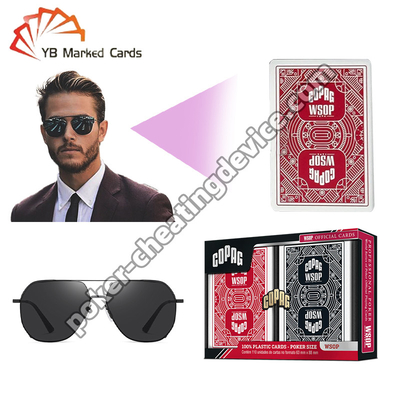 ইনভিশিবল ইনক ইনফ্রারেড কনট্যাক্ট লেন্স মার্কড পোকার ডেকের জন্য