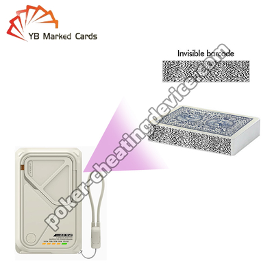 বারকোড চিহ্নিত কার্ডের জন্য পোকার স্ক্যানার পাওয়ার ব্যাংক