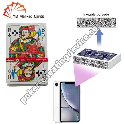 এএসএস আল্টেনবার্গার চিহ্নিত বারকোড কার্ড পোকার বিজয়ী বিশ্লেষকের জন্য