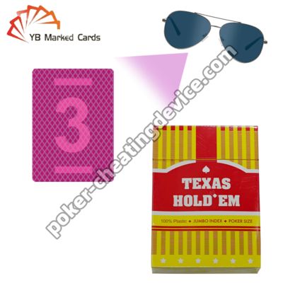 Taide Texas Hold'em Infrared Marked Cards - Secretly See Every Card