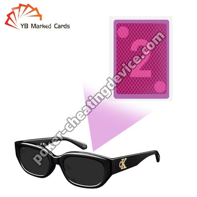 চিহ্নিত পোকার কার্ড খেলার জন্য ইউভি অদৃশ্য কালি চশমা