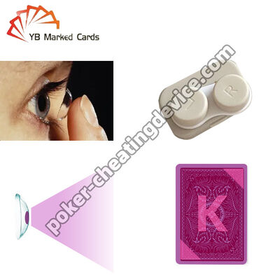 চিহ্নিত কার্ড অদৃশ্য কালি চিহ্নিত কার্ডের জন্য যোগাযোগ লেন্স