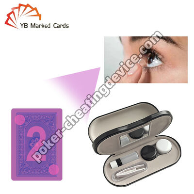 ইনভিজিবল ইঙ্ক কন্টাক্ট লেন্স যা তাস খেলার কার্ডের ভেতর দেখতে সাহায্য করে – পোকারে সুবিধা অর্জন করুন
