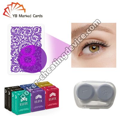 চিহ্নিত কার্ড অদৃশ্য কালি চিহ্নিত কার্ডের জন্য যোগাযোগ লেন্স