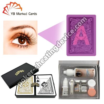 ইনফ্রারেড চিহ্নিত কার্ডের জন্য পোকার প্রতারণার যোগাযোগের লেন্স