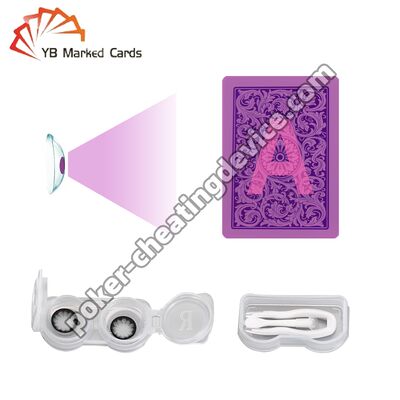 অদৃশ্য কালি চিহ্নিত কার্ডের জন্য ইনফ্রারেড যোগাযোগ লেন্স